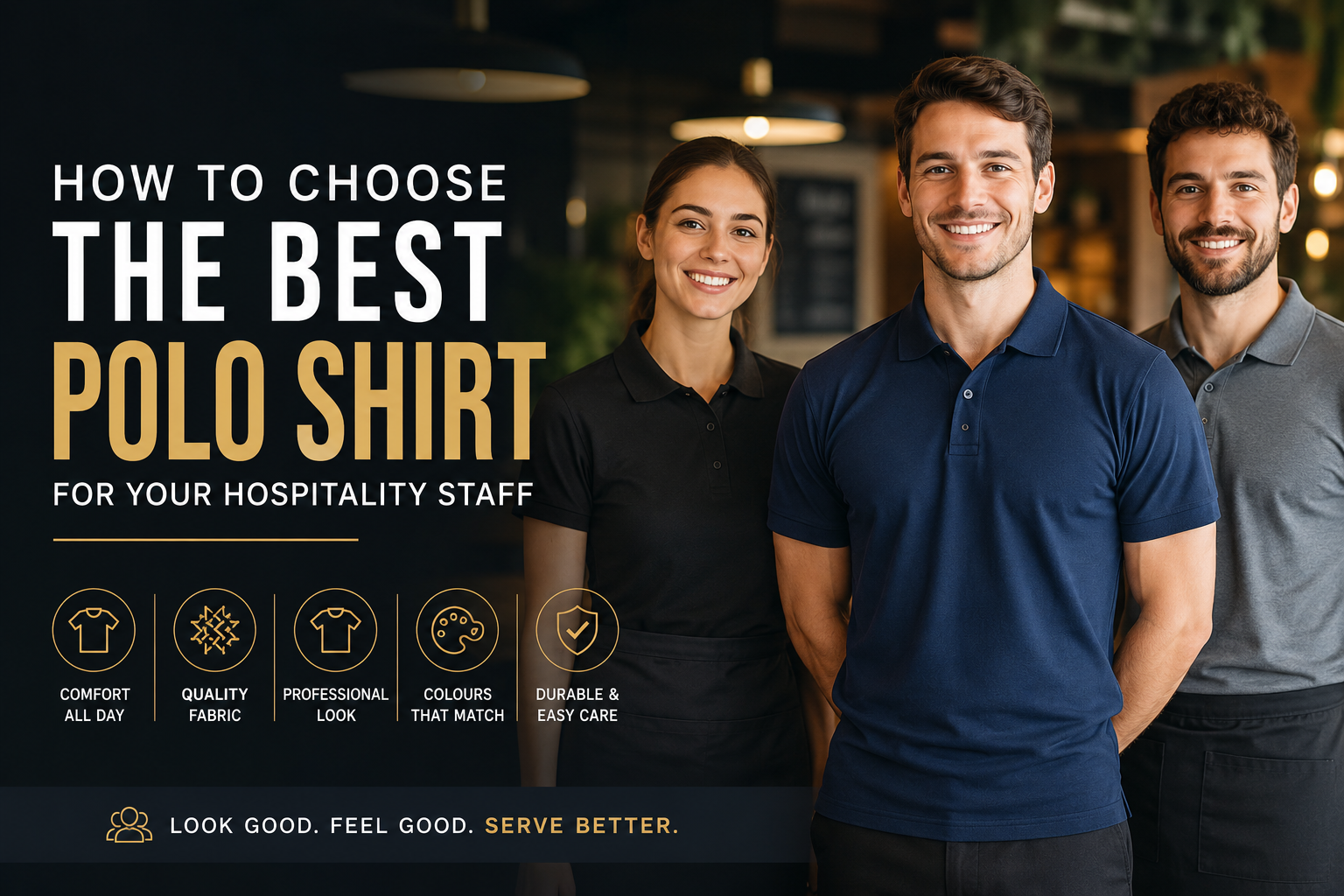 How to Choose the Best Polo Shirt for Your Hospitality Staff