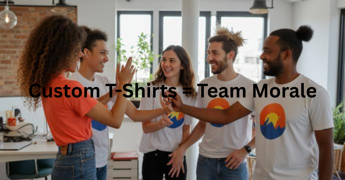 How Custom T-Shirts Can Boost Team Morale at Work