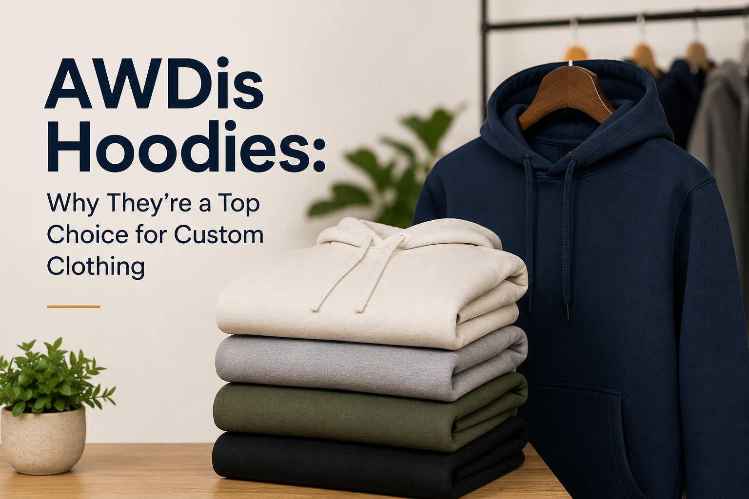 AWDis Hoodies: Why They're a Top Choice for Custom Clothing
