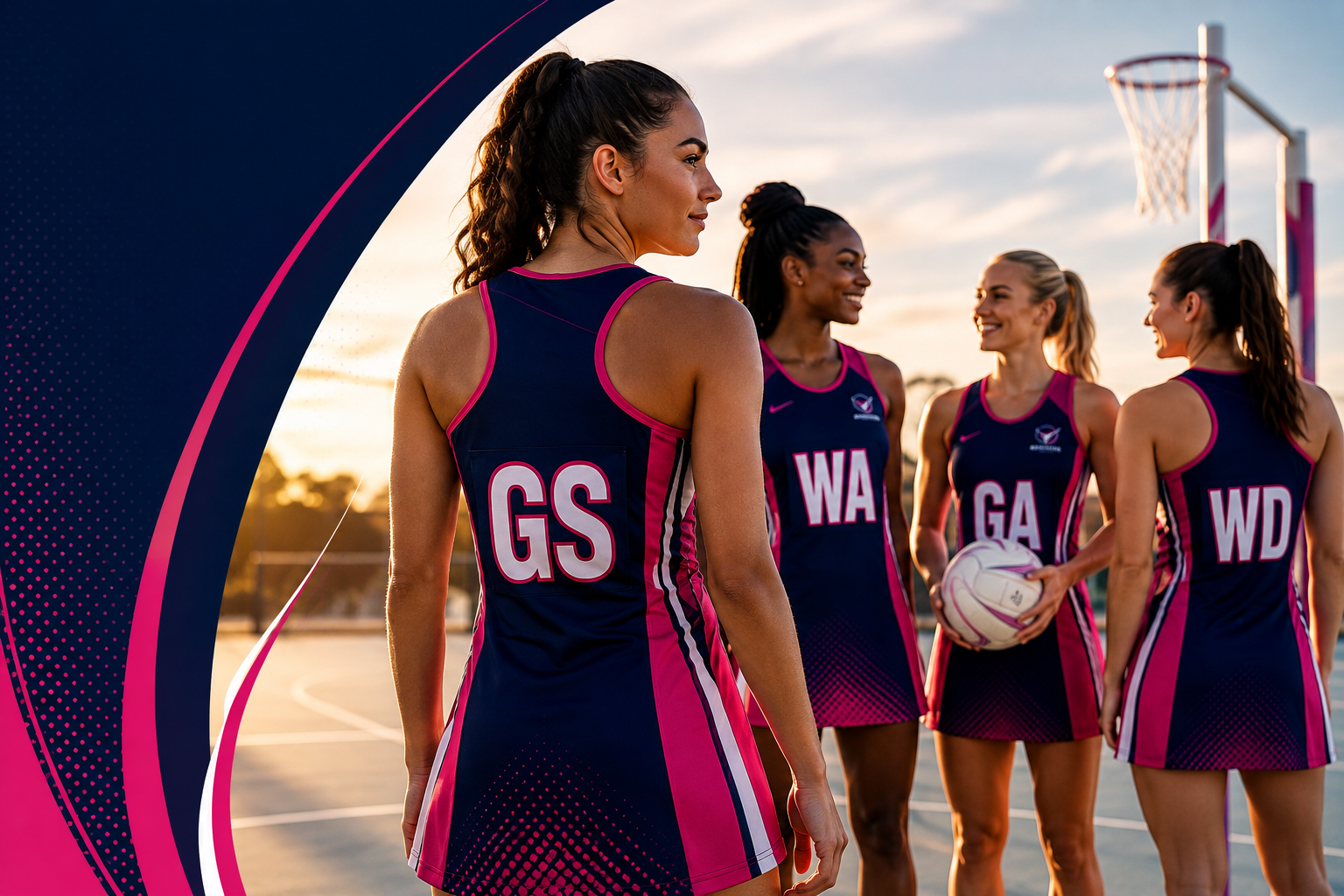 Netball Club Branded Kits: Matching Style with Performance