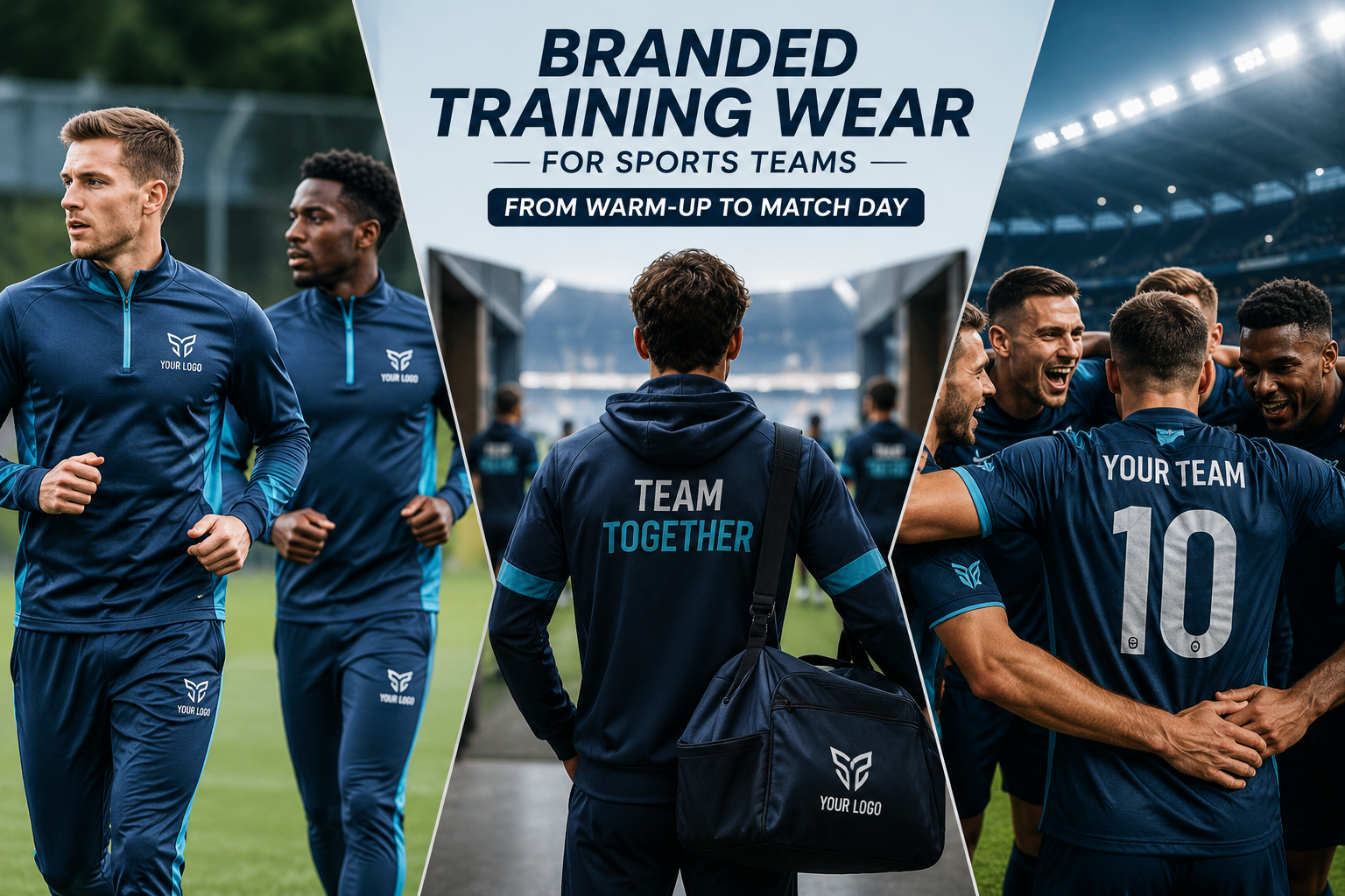Branded Training Wear for Sports Teams: From Warm-Up to Match Day