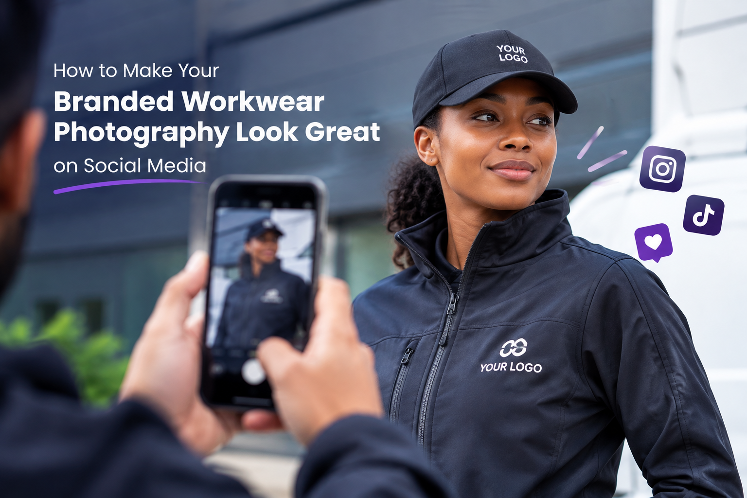 How to Make Your Branded Workwear Photography Look Great on Social Media