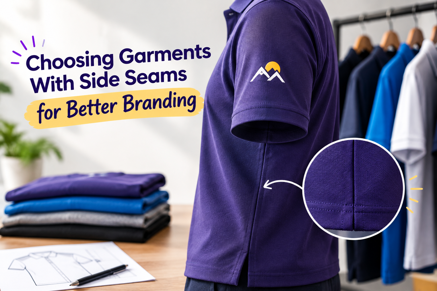 Choosing Garments With Side Seams for Better Branding
