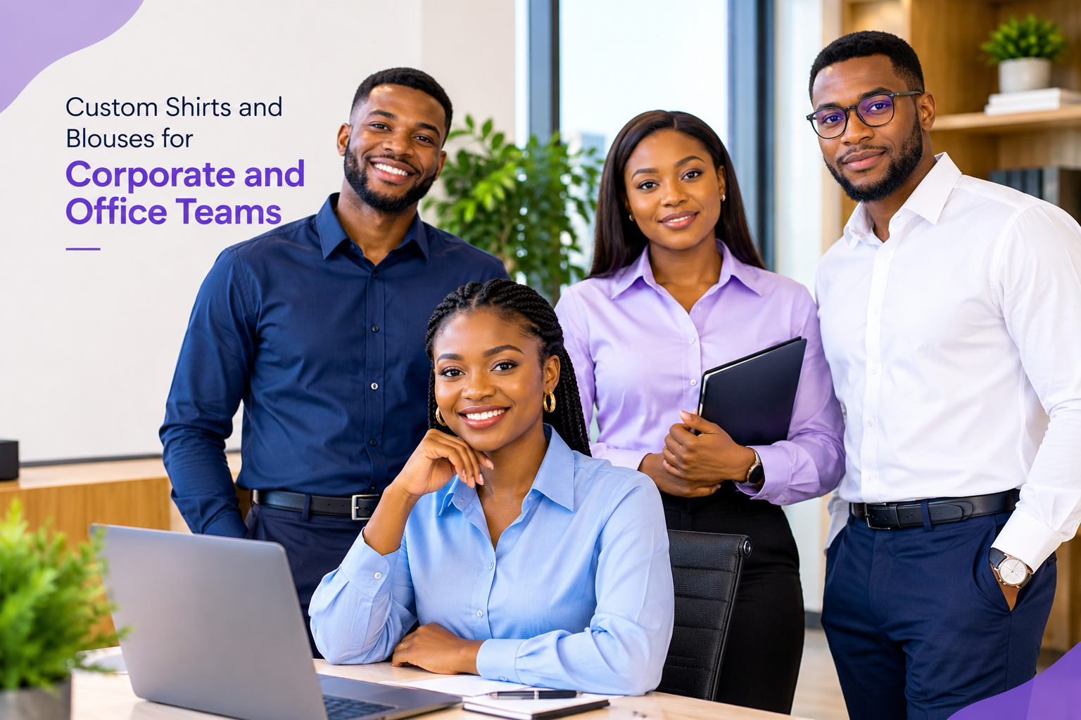 Custom Shirts and Blouses for Corporate and Office Teams