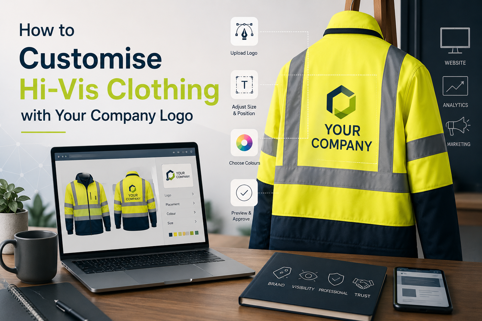 How to Customise Hi-Vis Clothing with Your Company Logo
