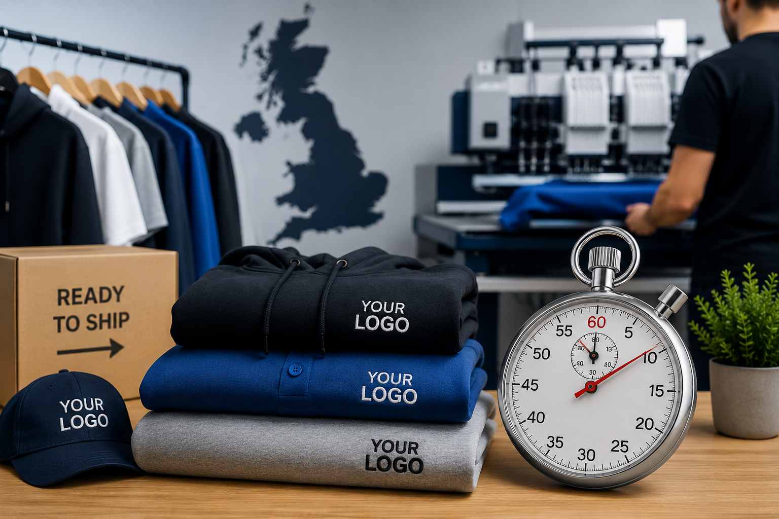 Fast Turnaround Custom Clothing in the UK: What to Expect