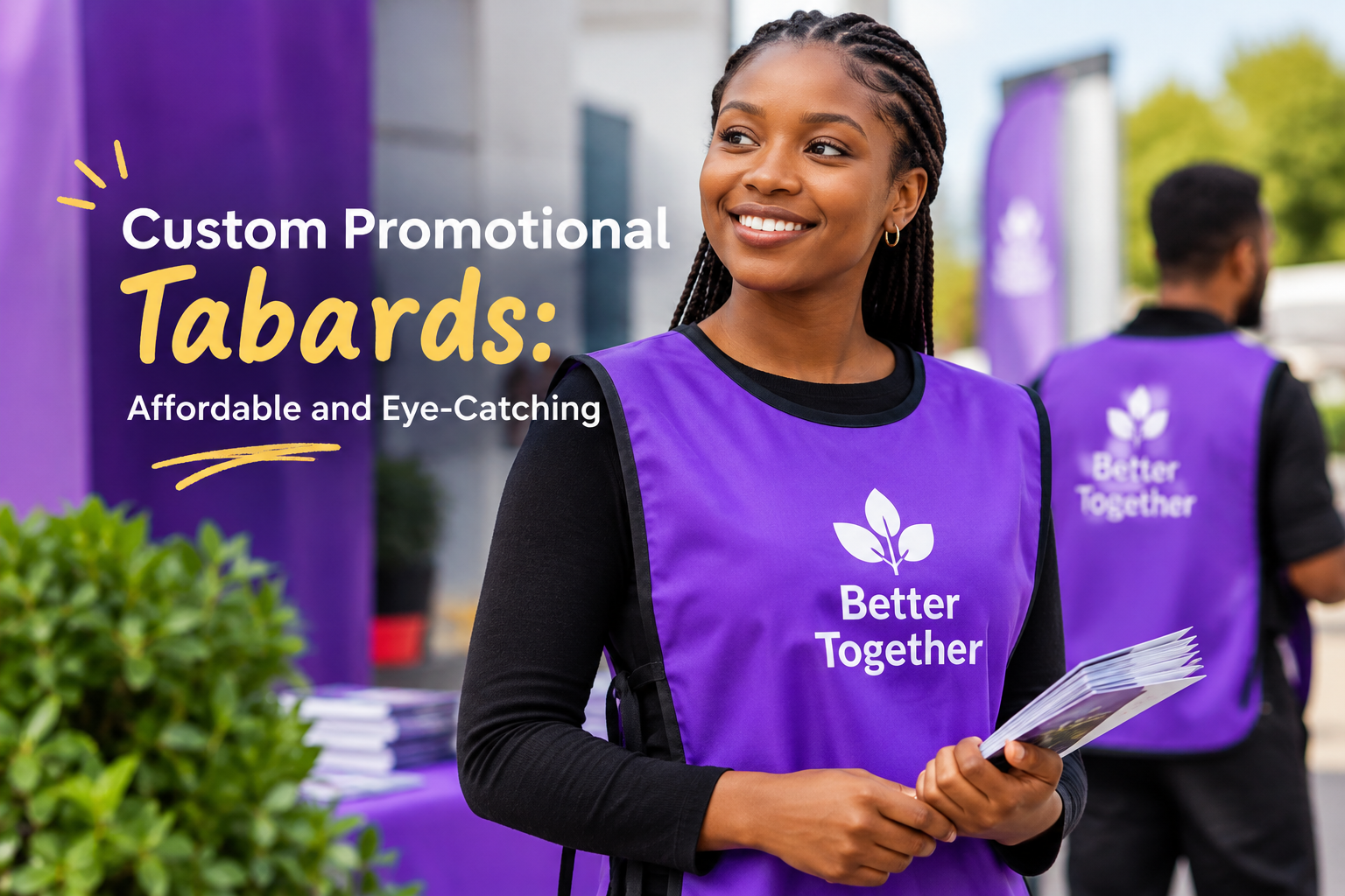 Custom Promotional Tabards: Affordable and Eye-Catching