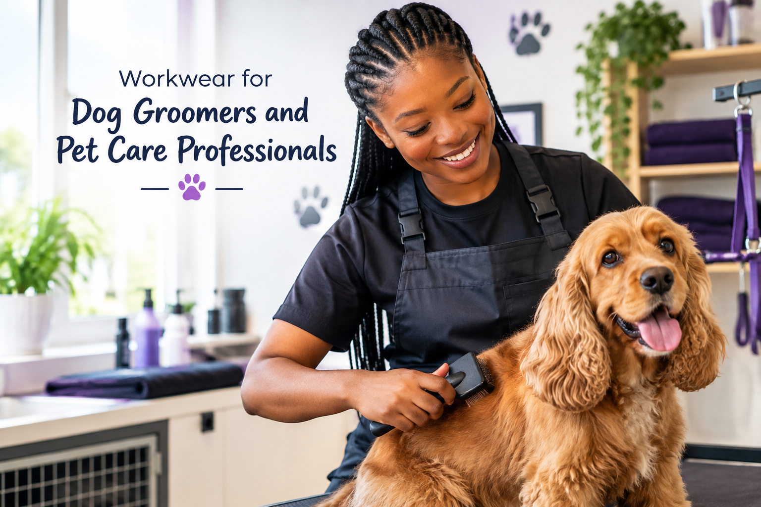 Workwear for Dog Groomers and Pet Care Professionals
