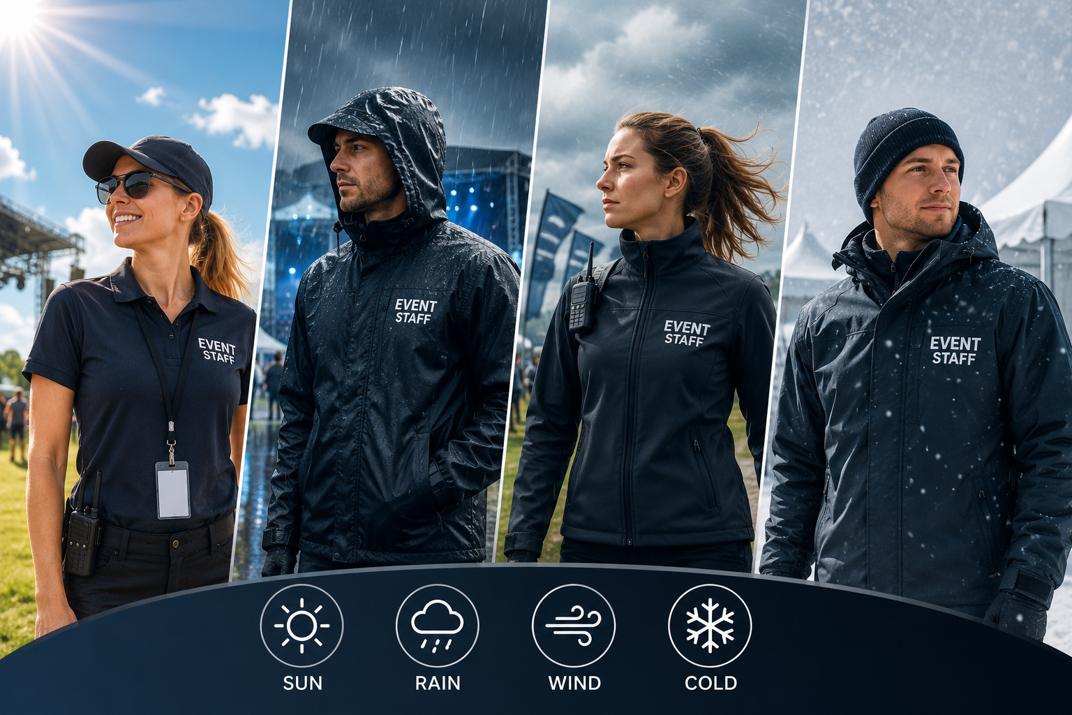 Outdoor Events Workwear: Staying Comfortable in All Weather
