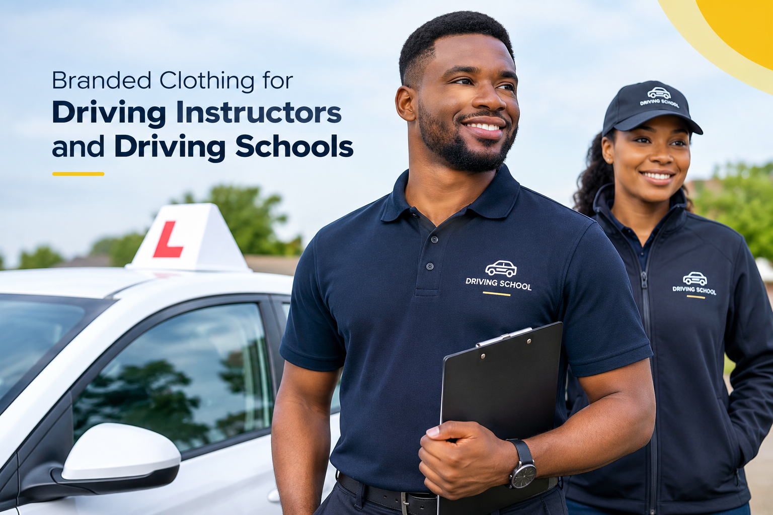 Branded Clothing for Driving Instructors and Driving Schools