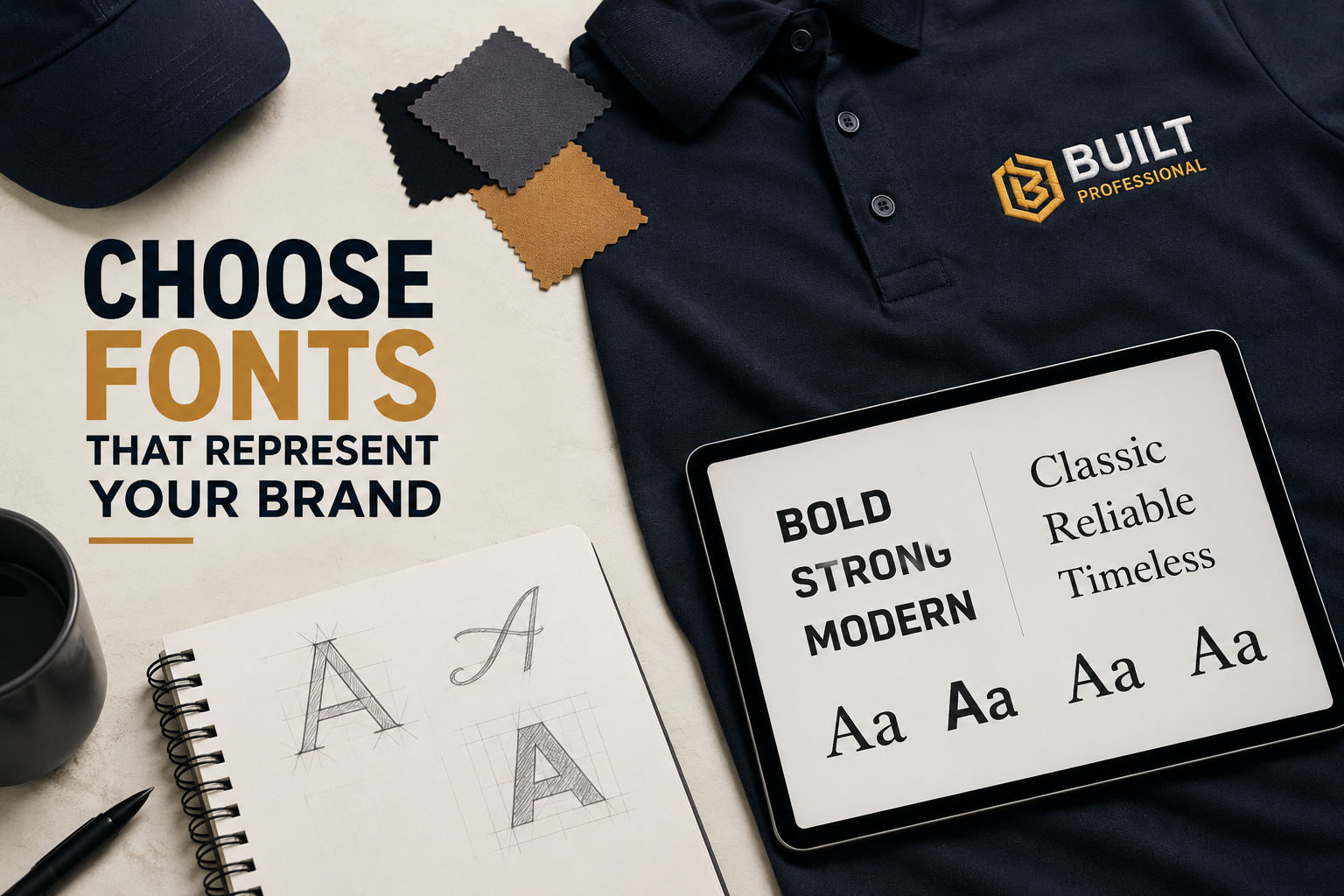 How to Choose Fonts for Your Workwear Logo and Branding