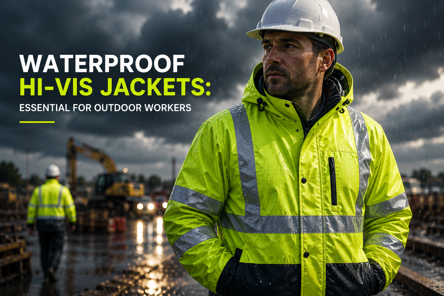 Waterproof Hi-Vis Jackets: Essential for Outdoor Workers