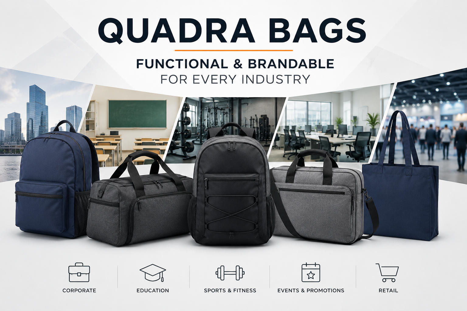 Quadra Bags: Functional and Brandable for Every Industry