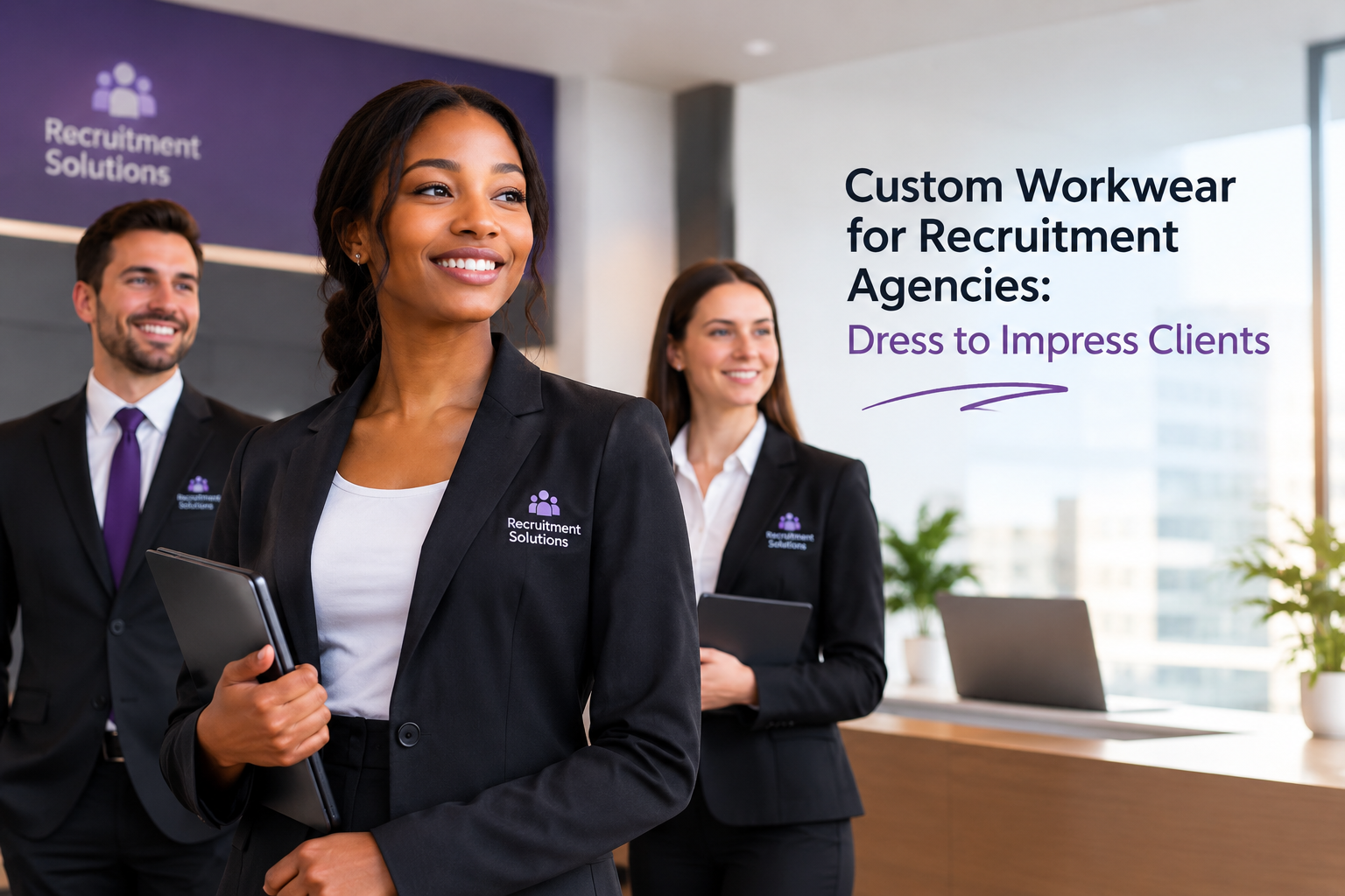 Custom Workwear for Recruitment Agencies: Dress to Impress Clients