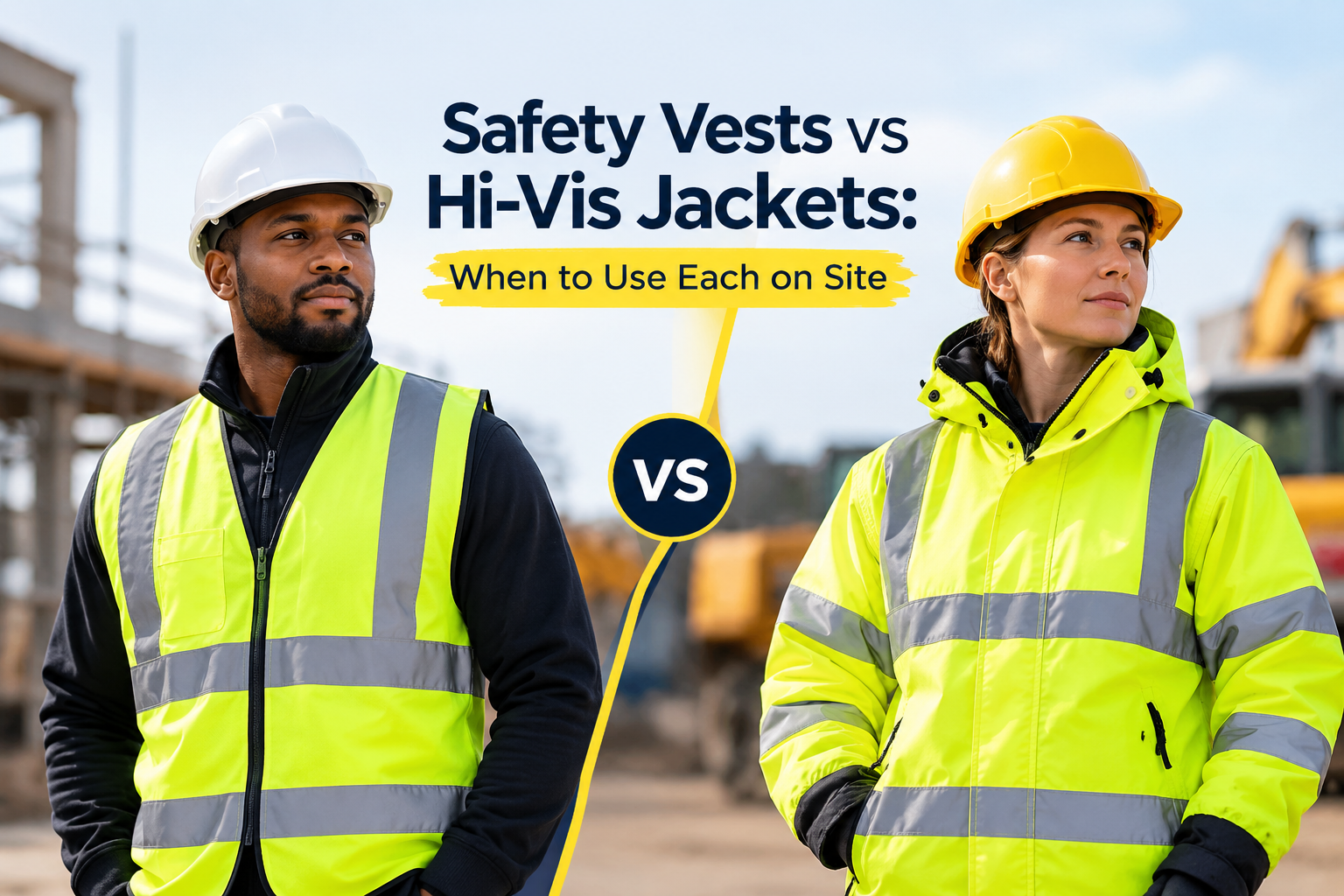 Safety Vests vs Hi-Vis Jackets: When to Use Each on Site