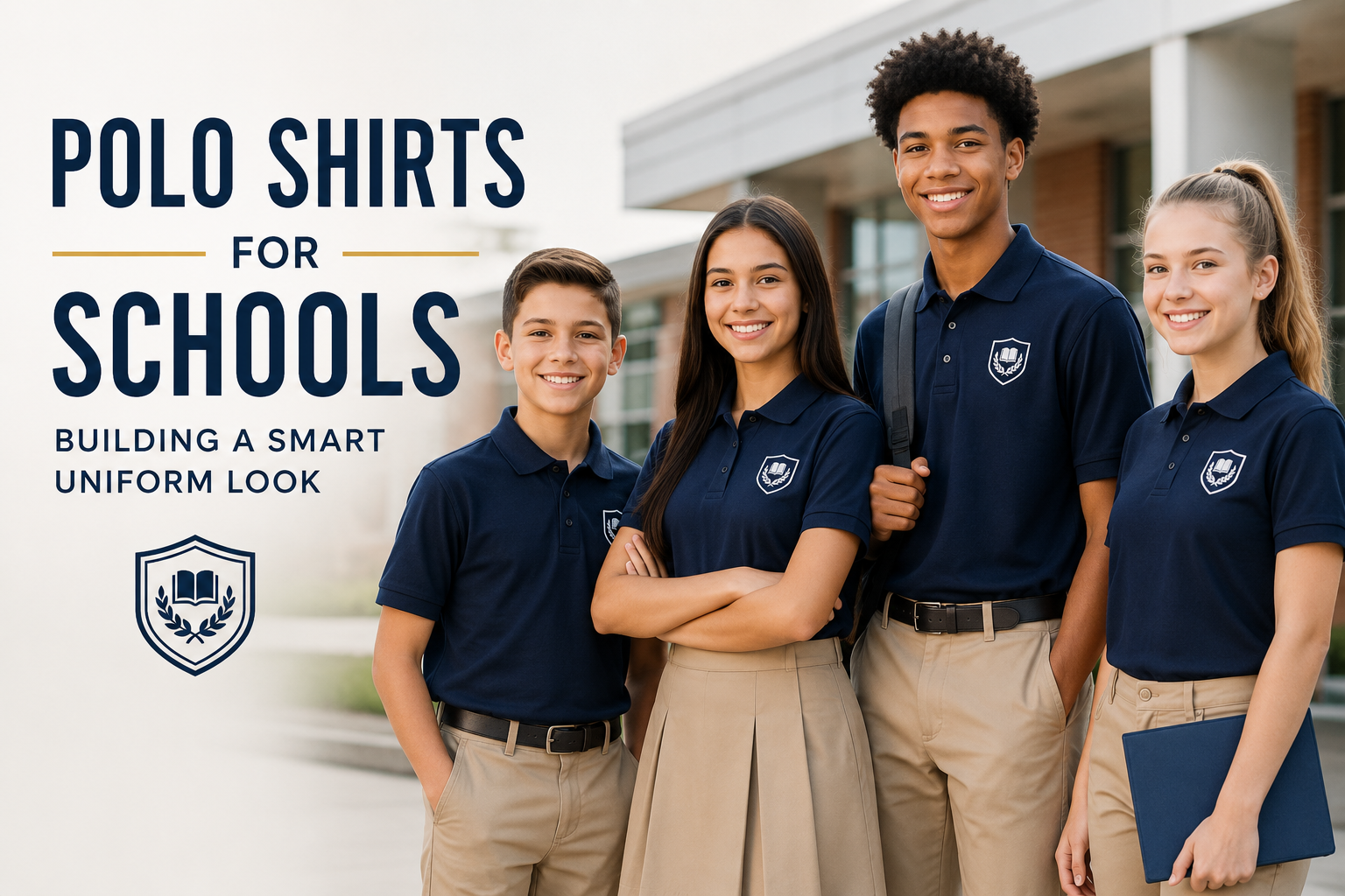 Polo Shirts for Schools: Building a Smart Uniform Look