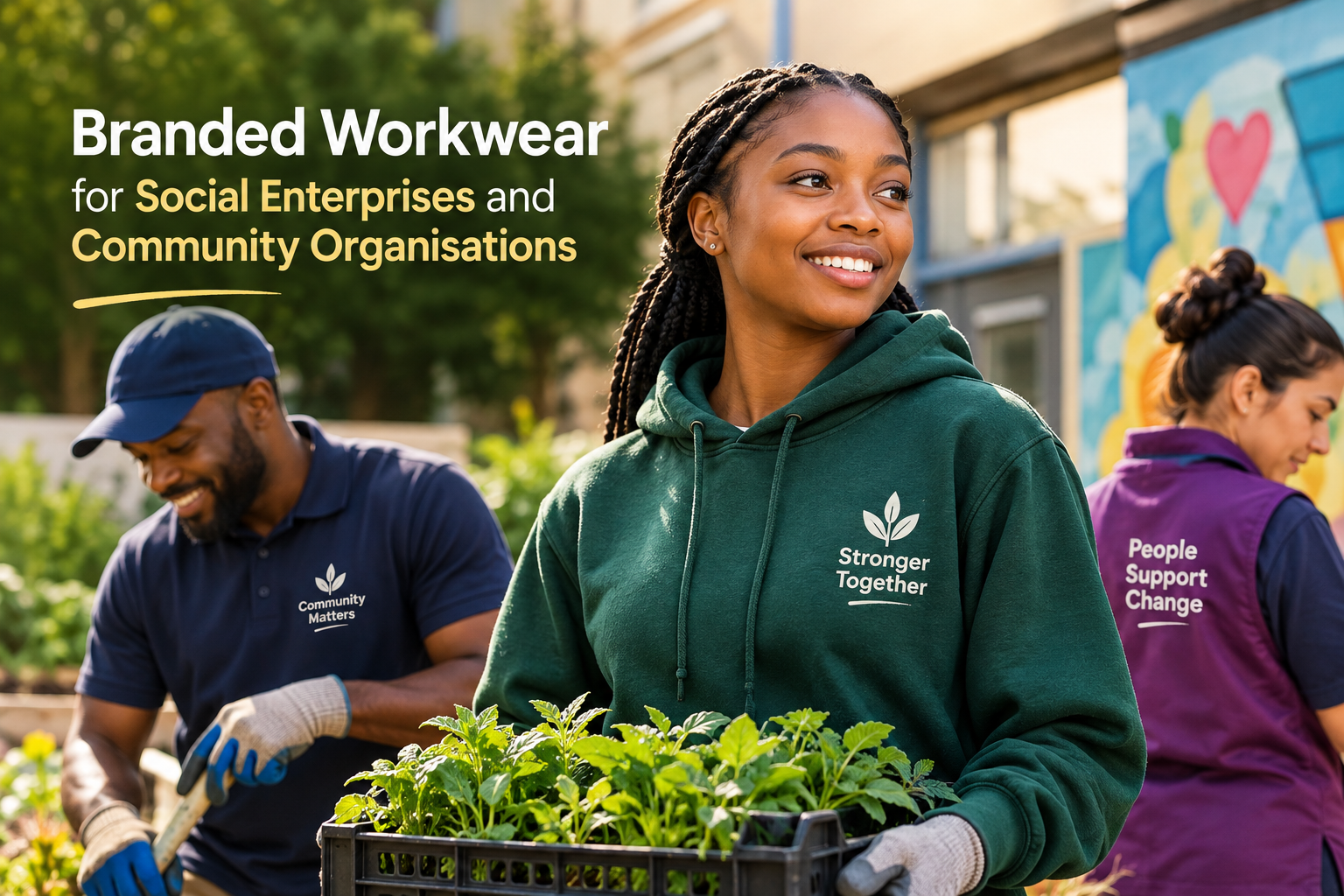 Branded Workwear for Social Enterprises and Community Organisations