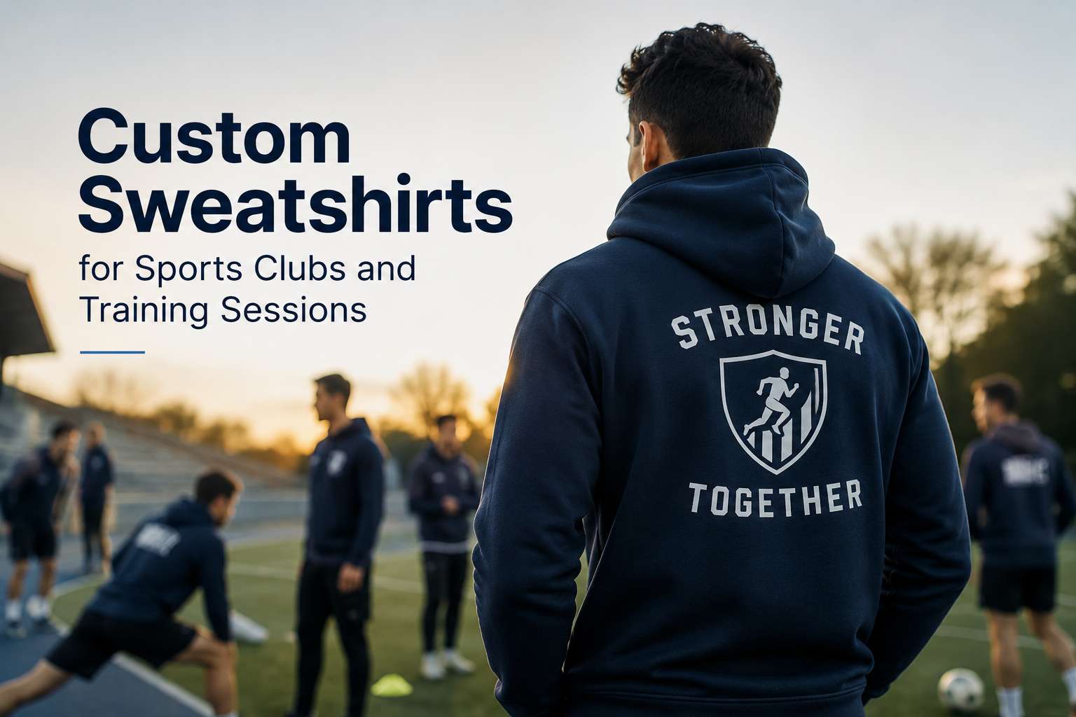 Custom Sweatshirts for Sports Clubs and Training Sessions