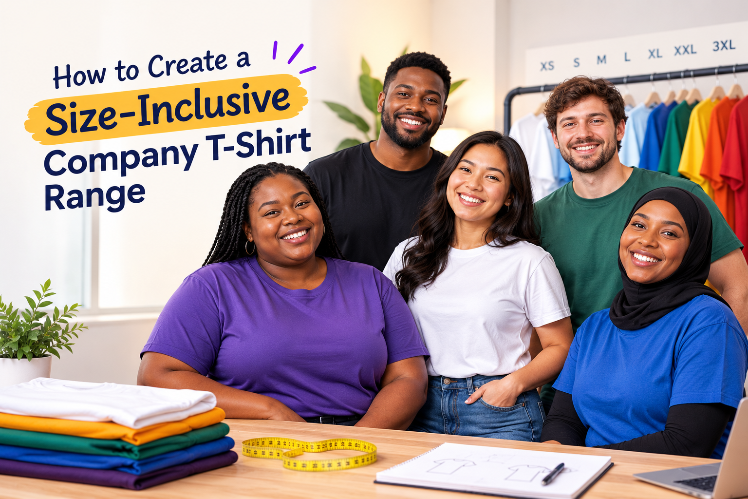 How to Create a Size-Inclusive Company T-Shirt Range
