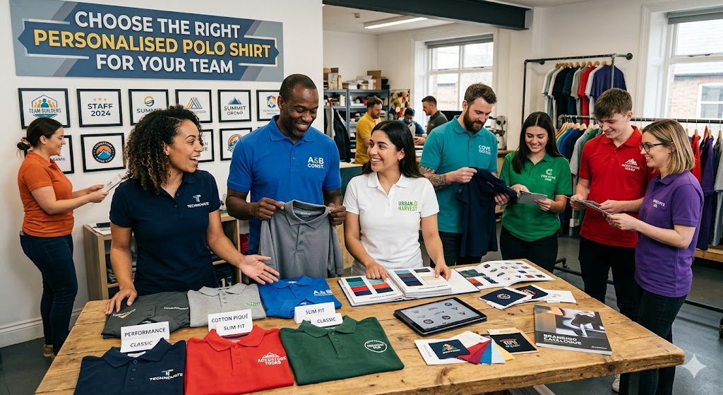 Choose The Right Personalised Polo Shirt For Your Team