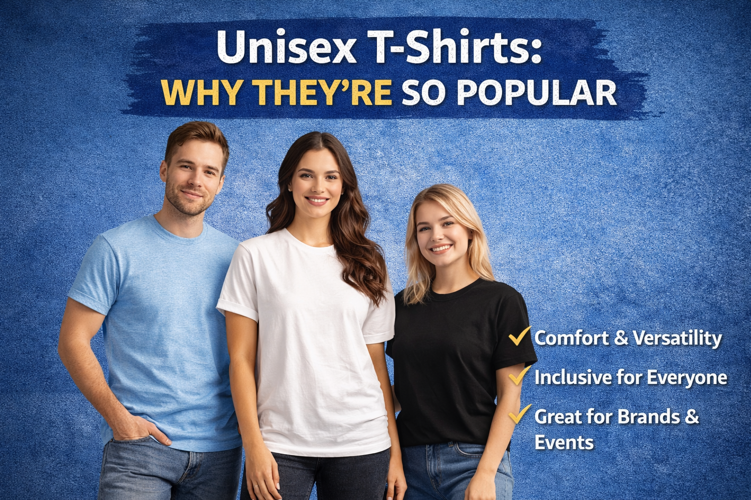 Unisex T-Shirts: Why They’re So Popular