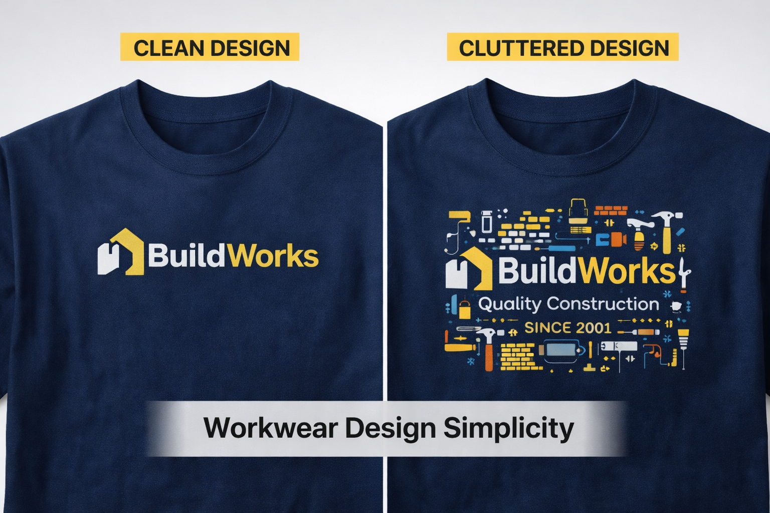 Printed workwear