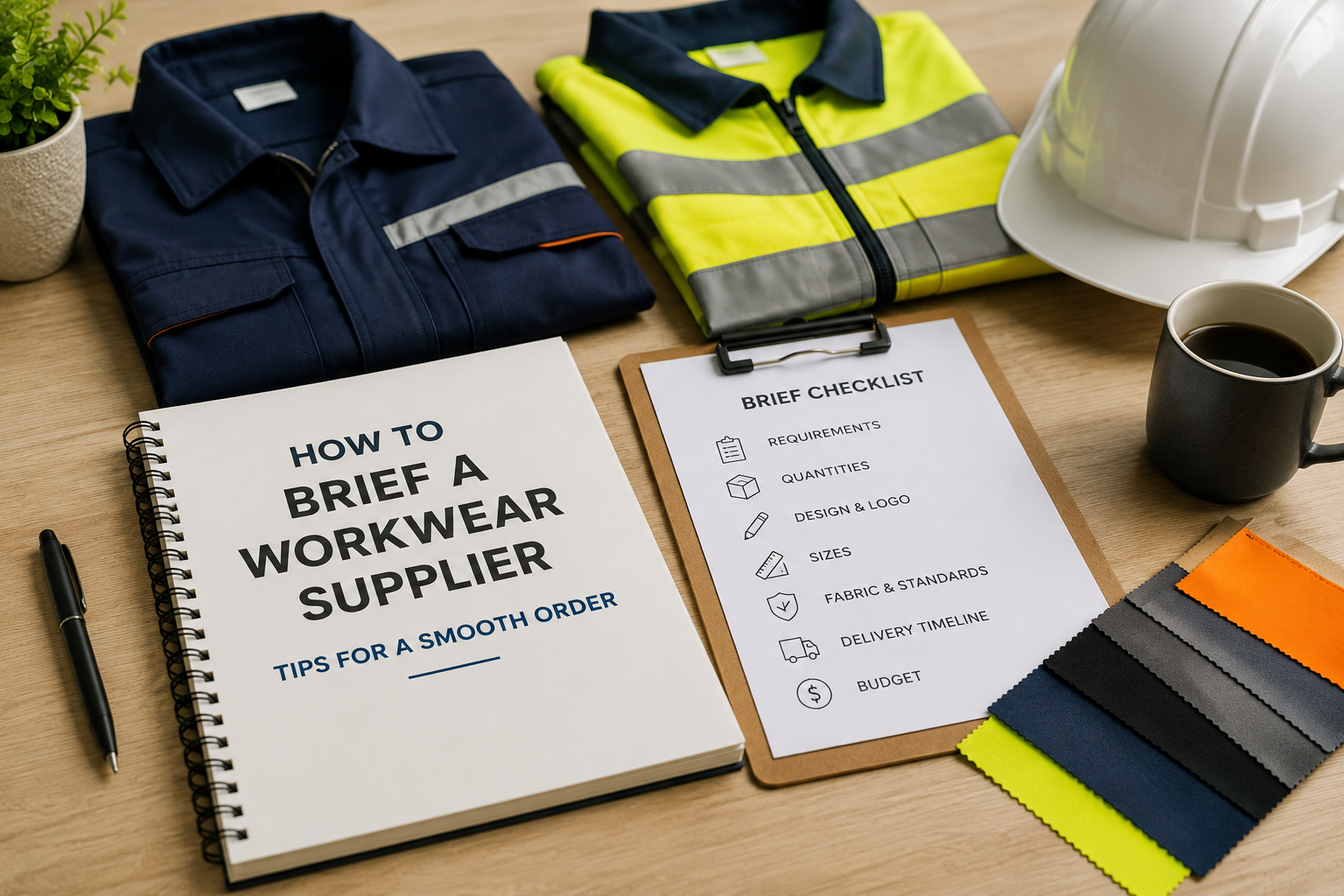 How to Brief a Workwear Supplier: Tips for a Smooth Order