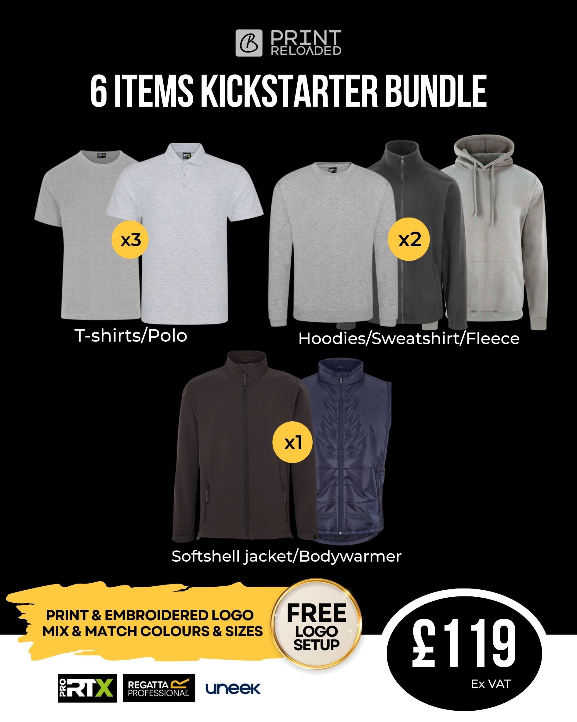 6 Item Kickstarter Bundle