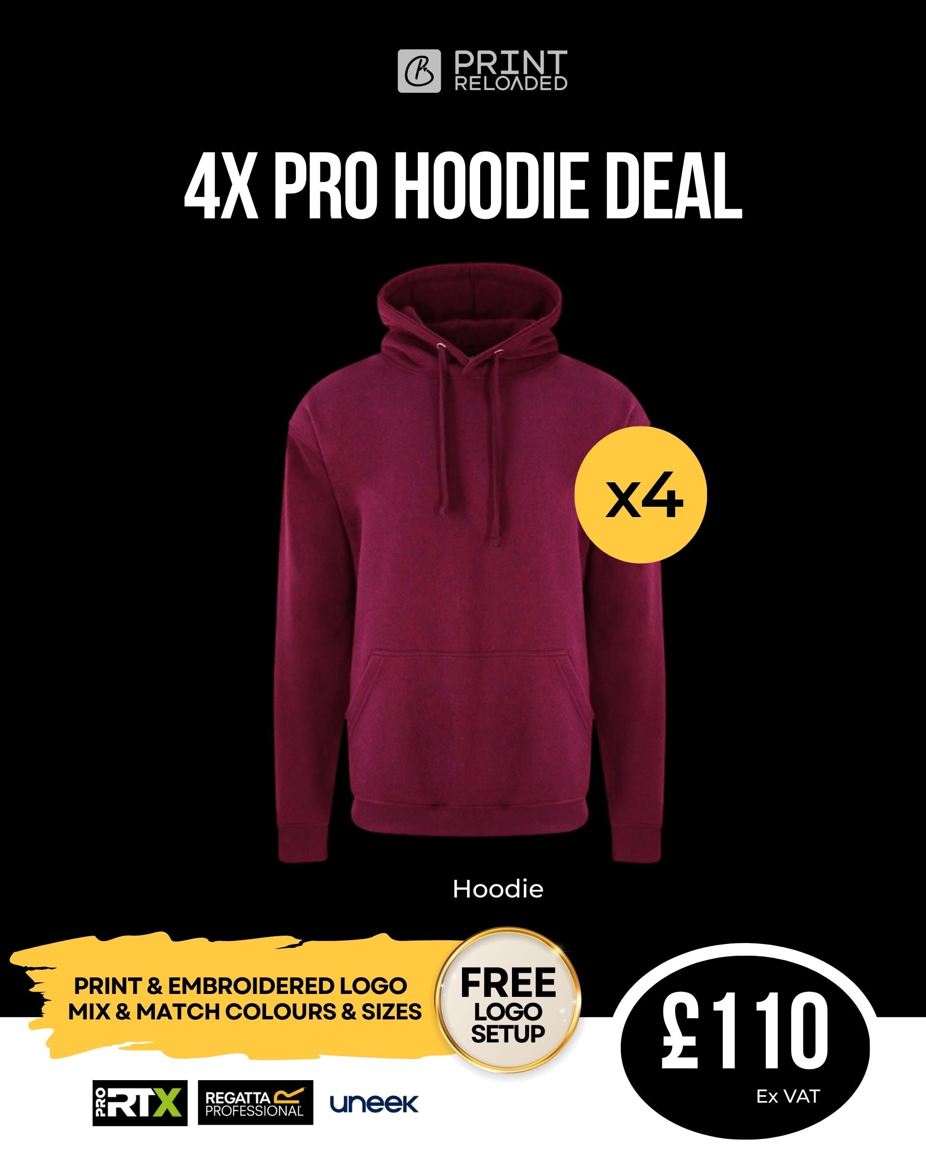 4x Pro Hoodie Deal