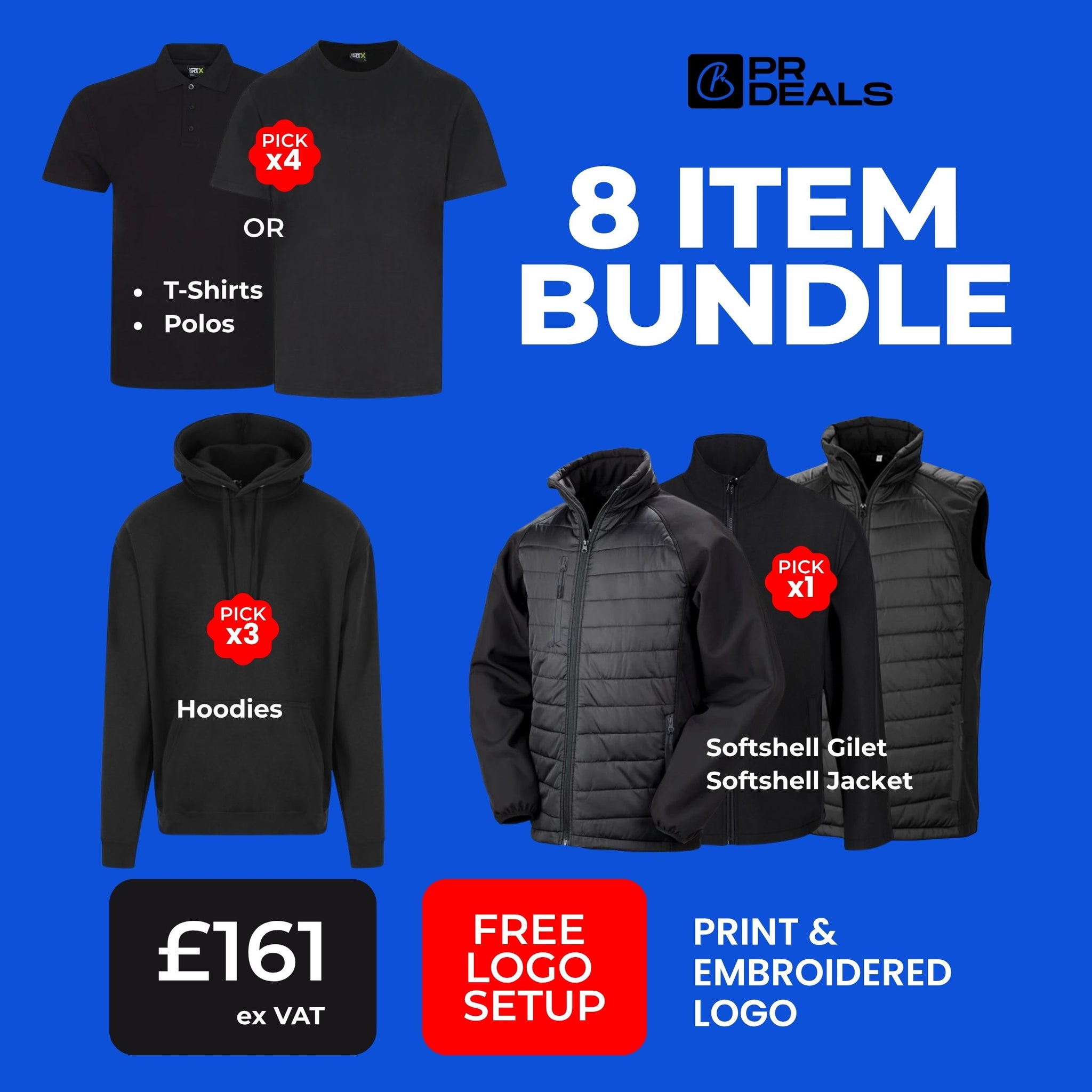 8 Piece Custom Workwear Bundle