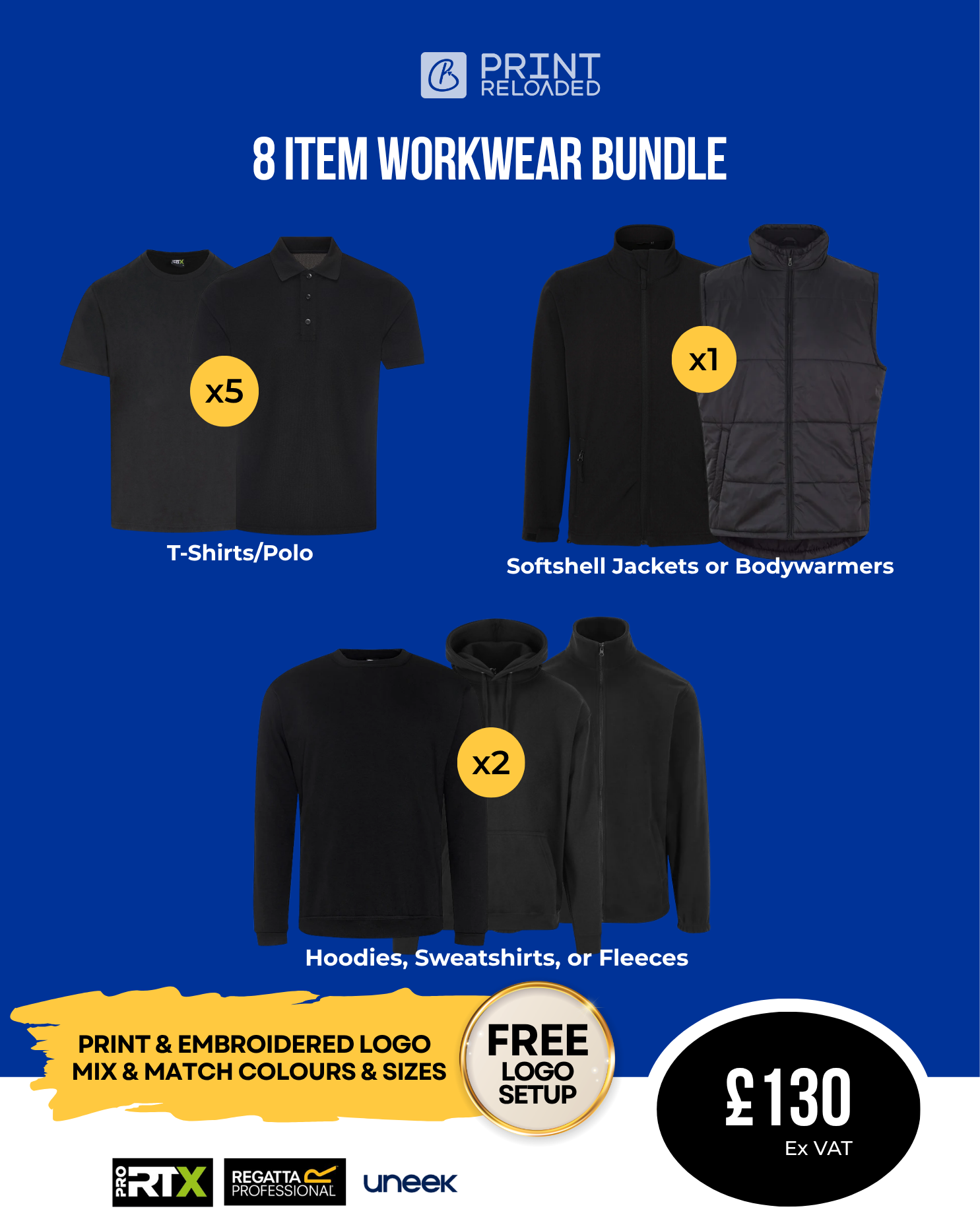 8 Item Long Ranger Workwear Bundle
