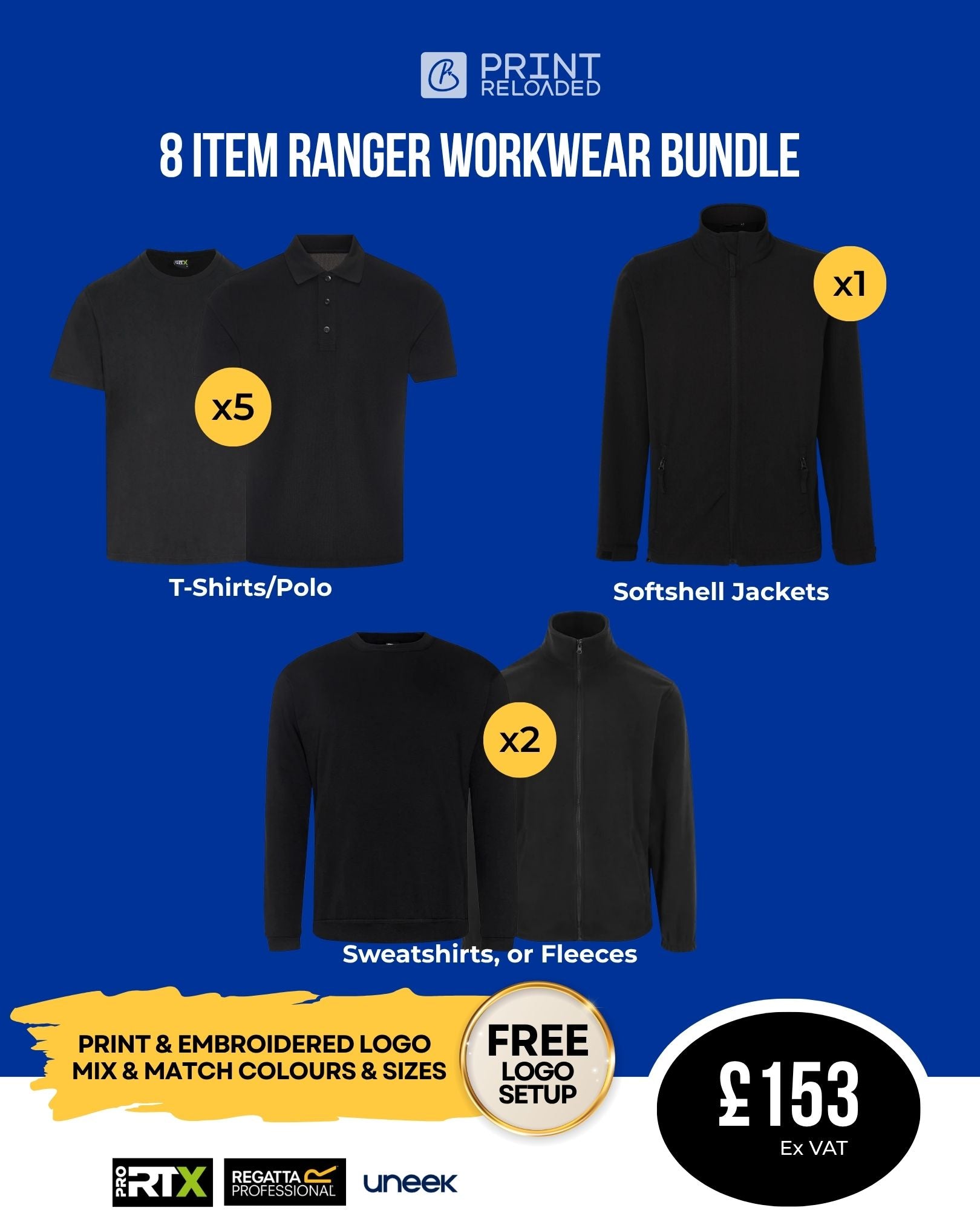 8 Item Ranger Workwear Bundle