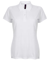 Women's micro-fine piqué polo shirt
