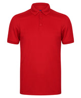 Stretch polo shirt with wicking finish (slim fit)