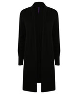 Women's longline open cardigan