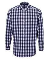Mulligan check cotton long sleeve shirt