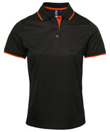 Women's contrast Coolchecker® polo