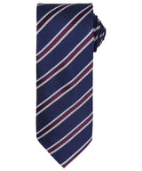 Waffle stripe tie