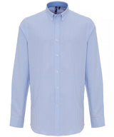 Cotton-rich Oxford stripes shirt 