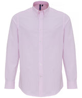 Cotton-rich Oxford stripes shirt 