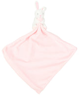 Baby animal comforter with rattle