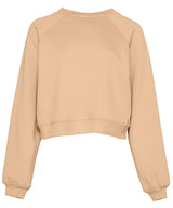 Women's raglan pullover fleece