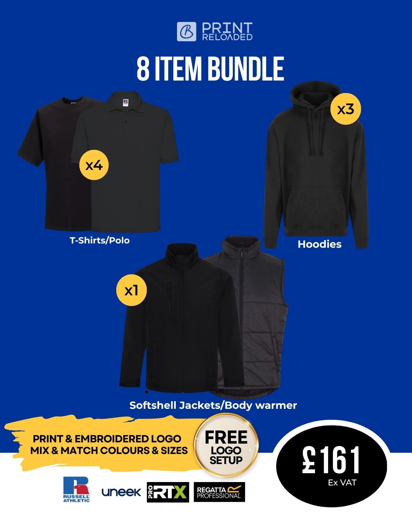 8 Piece Custom Workwear Bundle