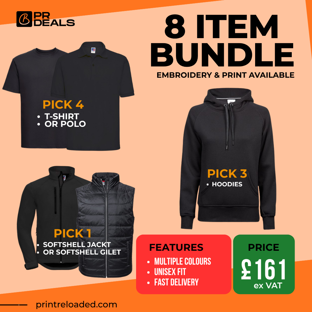 8 Piece Custom Workwear Bundle