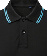 Men's classic fit tipped polo