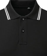 Men's classic fit tipped polo