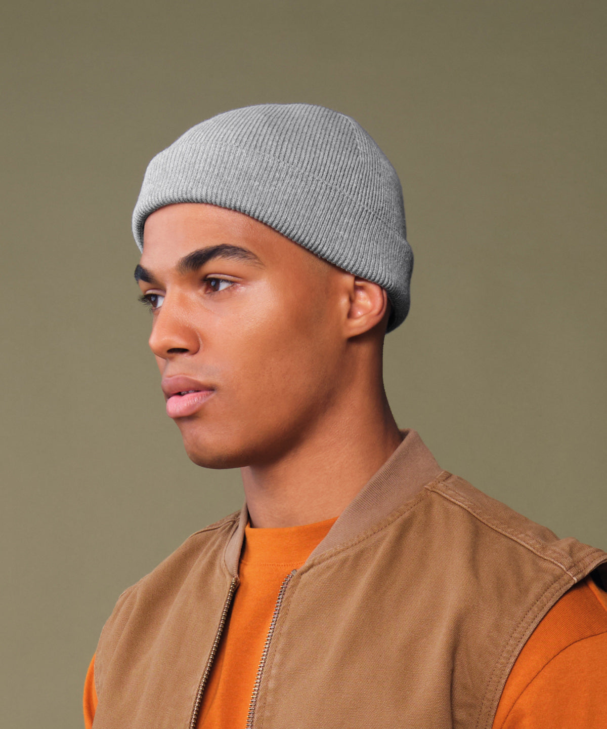 Organic cotton fisherman beanie