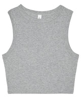 Women’s micro rib muscle crop tank