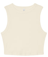 Women’s micro rib muscle crop tank