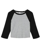 Women’s micro rib 3/4 raglan baby t-shirt